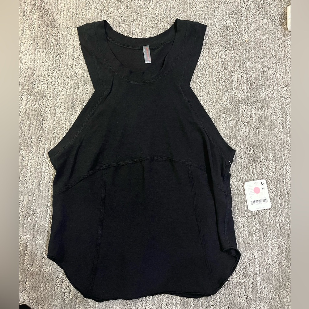 Free People Black tank top